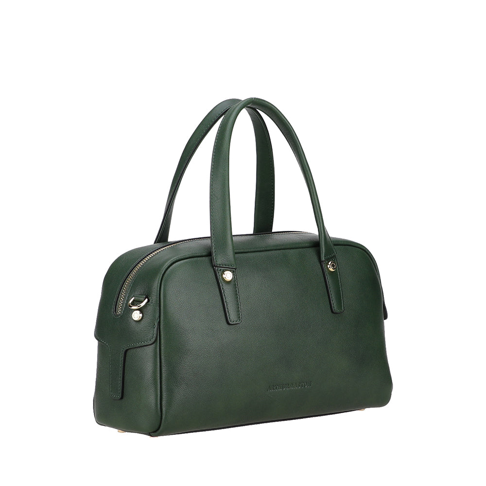 Sac à main bowling Léonille cuir