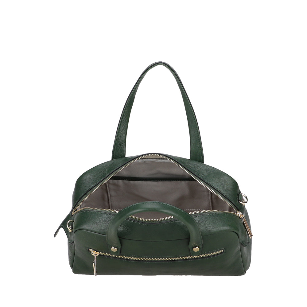 Sac à main bowling Léonille cuir