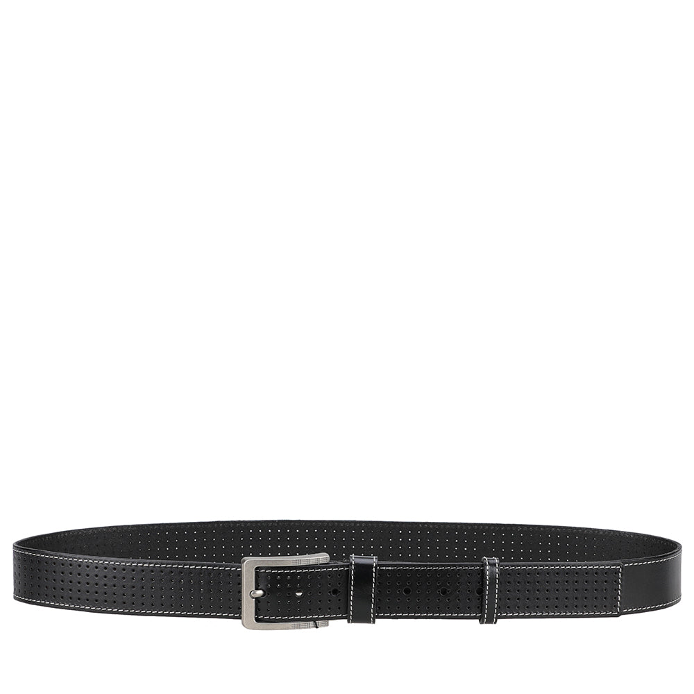 Ceinture de costume Homme cuir perforé