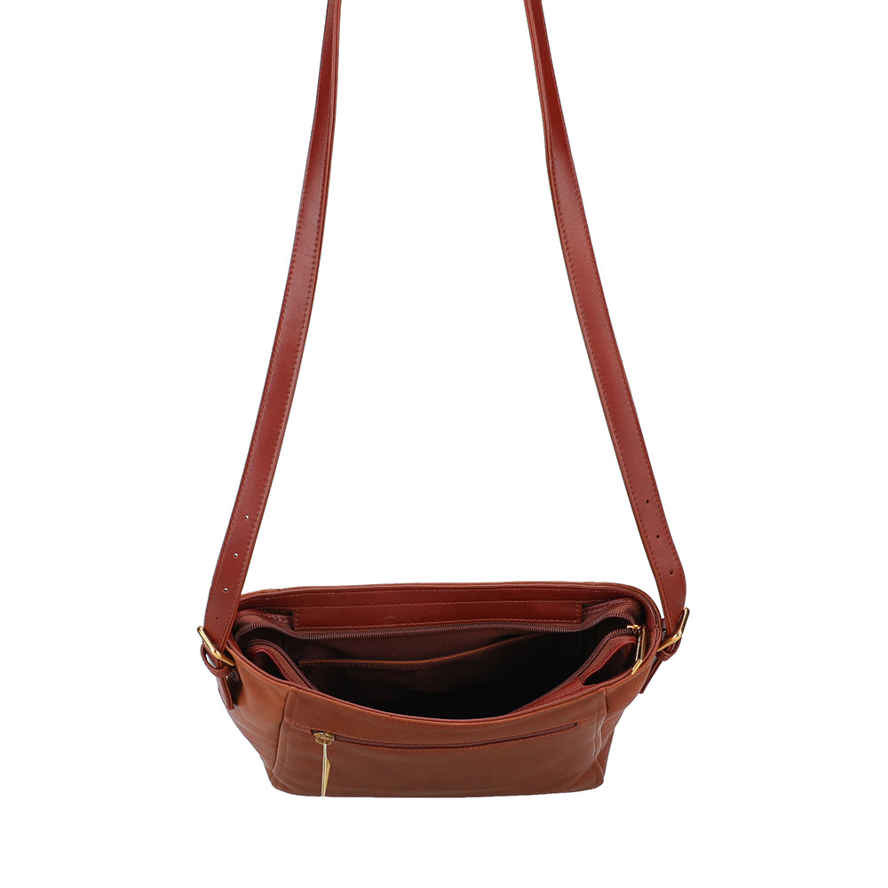 Sac bandoulière M cuir Orlane