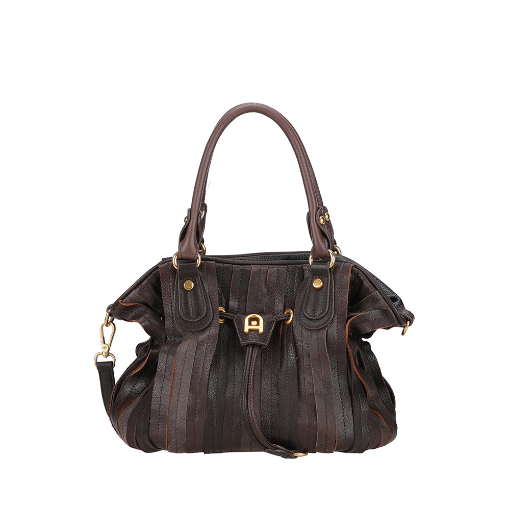 Sac à main bourse cuir patchwork