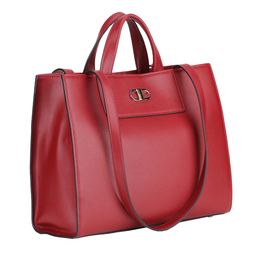 Jeanne leather shopping bag