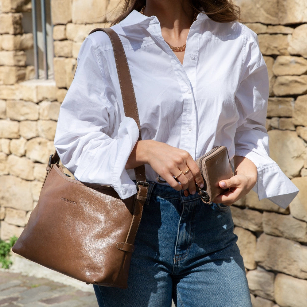 Sac épaule Edith Cuir